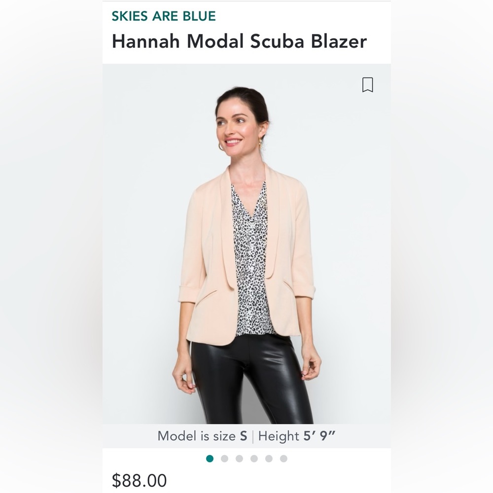Skies Are Blue Blazer